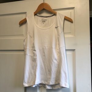 White Nike tennis top